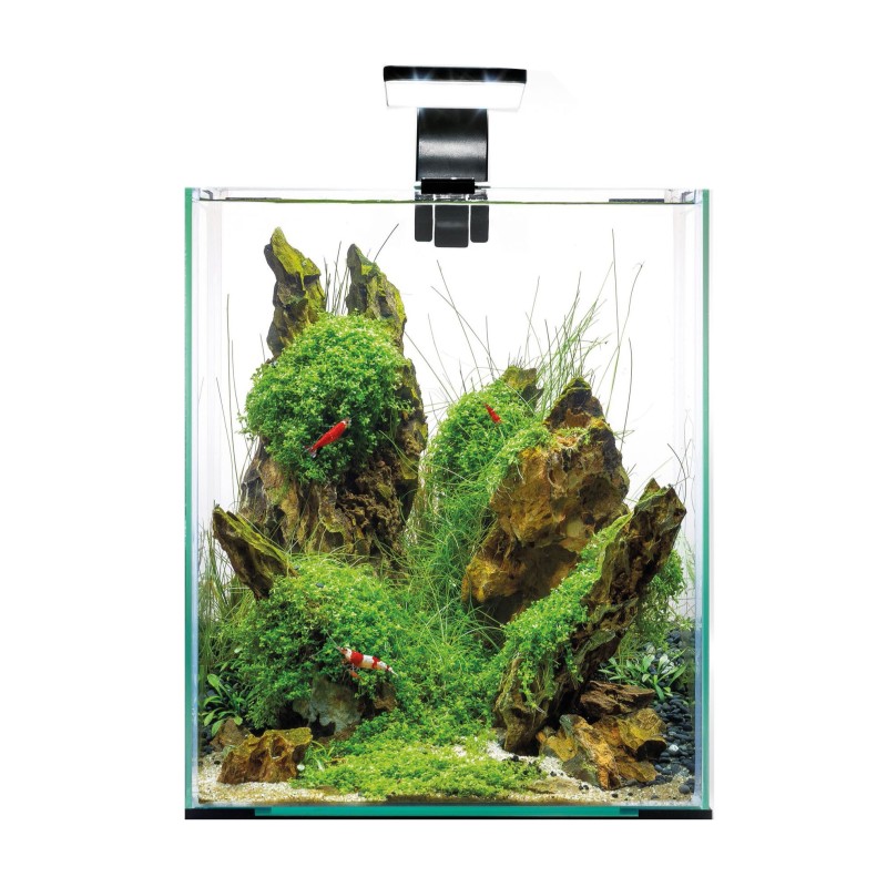 AQUAEL Shrimp Set Smart Day and Night - Zestaw do hodowli krewetek / Czarny 19L