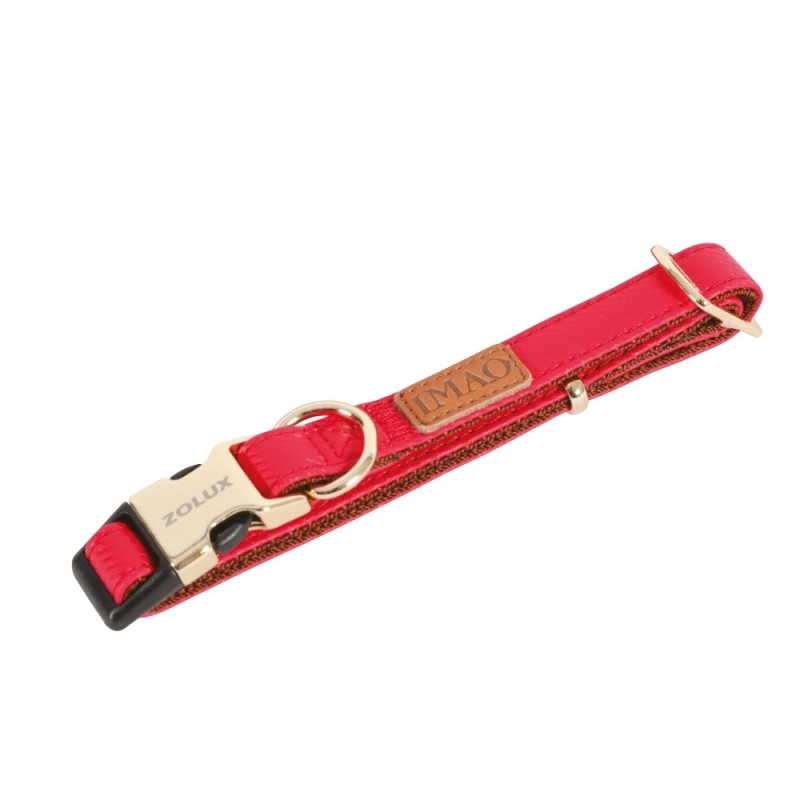 ZOLUX Obroża IMAO Mayfair - czerwona 25mm