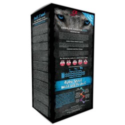 ALPHA SPIRIT Wild Fish - Miękka karma dla psów (tacka) 9kg (45x 200g tacka)
