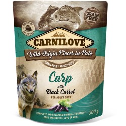 CARNILOVE DOG Pouch Carp and Black Carrot (saszetka) 12x 300g
