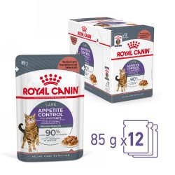 ROYAL CANIN Appetite Control Care karma mokra, plasterki w sosie, dla kotów dorosłych, uporczywie domagających się jedzenia 85g