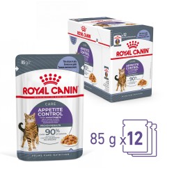 ROYAL CANIN Appetite Control Care karma mokra w galaretce dla kotów dorosłych, uporczywie domagających się jedzenia 85g