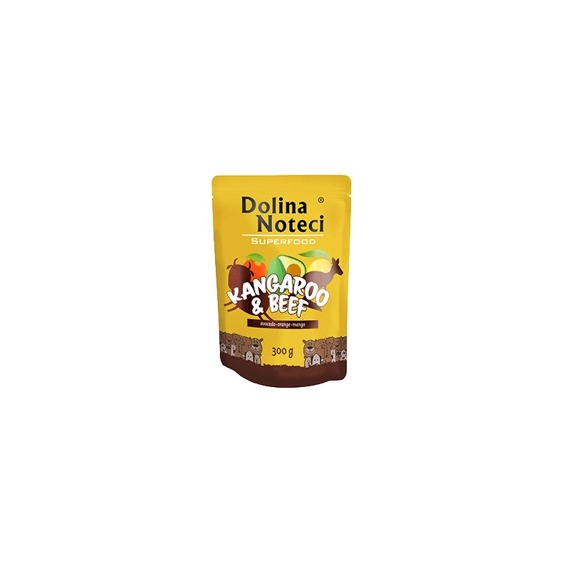 DOLINA NOTECI Superfood dla Psa Kangur i Wołowina (saszetka) 300g