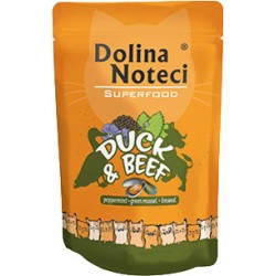 DOLINA NOTECI Superfood dla kota Kaczka i Wołowina (saszetka) 85g