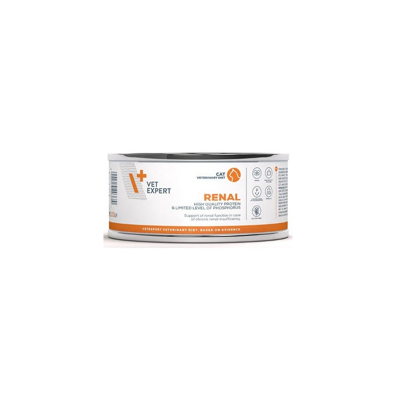 VETEXPERT 4T Vet. Diet Cat Renal (puszka) 100g