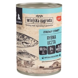 WIEJSKA ZAGRODA dla szczeniąt - Rybna uczta 400g