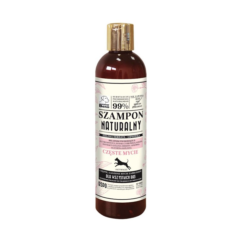 SUPER BENO Naturalny szampon - częste mycie 300ml