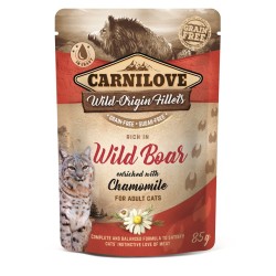 CARNILOVE CAT Pouch Wild Boar and Chamomile (saszetka) 85g