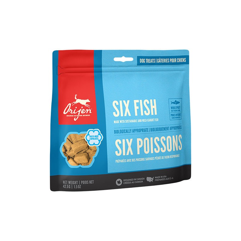 ORIJEN Freeze-dried Treats 6 Six Fish 42,5g
