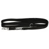 DINGO Smycz przedłużana z taśmy - czarna (2,5x200-400cm)