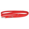 DINGO Smycz przedłużana z taśmy - czerwona (2,5 x 200-400 cm)
