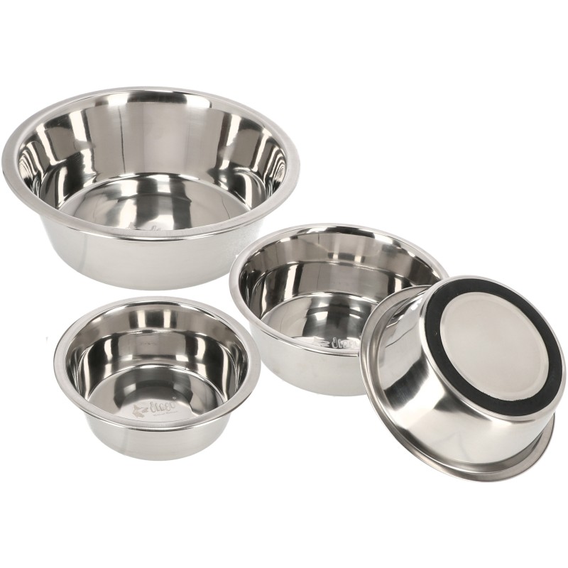 DINGO miska metalowa na gumie 0,83 L