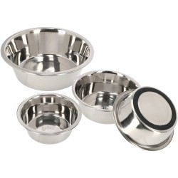 DINGO miska metalowa na gumie 2,83 L