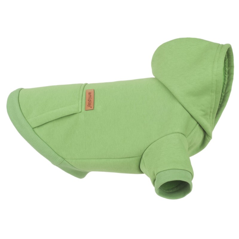 AMIPLAY Bluza z kapturem TEXAS - Zielona 35 cm