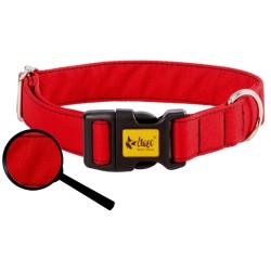 DINGO obroża "Scandi" - czerwona 4,0 x 75 cm