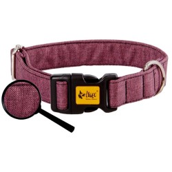 DINGO obroża "Scandi" - fioletowa 3,0 x 60 cm