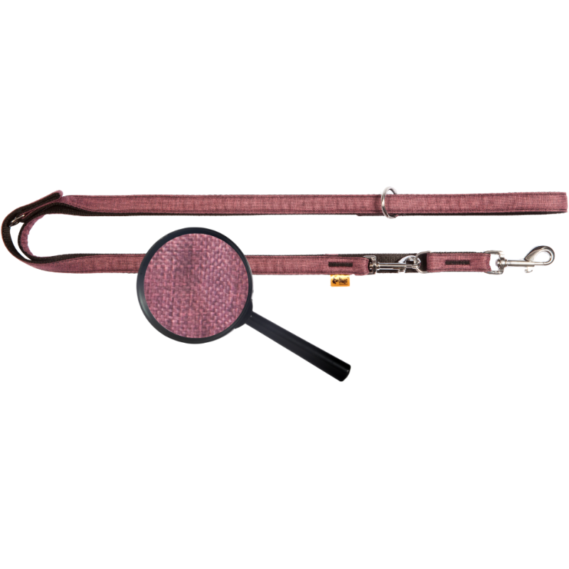DINGO smycz "Scandi" przedłużana - fioletowa 2,0 x 220 cm