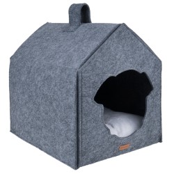 AMIPLAY Domek dla psa Quick Press 2in1 Hygge - Szary