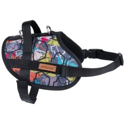 AMIPLAY Szelki amiForce Adventure - Paint/Abstrakcja XXS