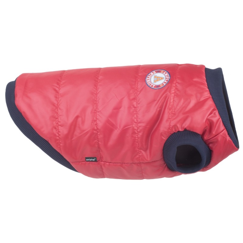 AMIPLAY Kurtka Puchowa Bronx - Czerwona 46 cm