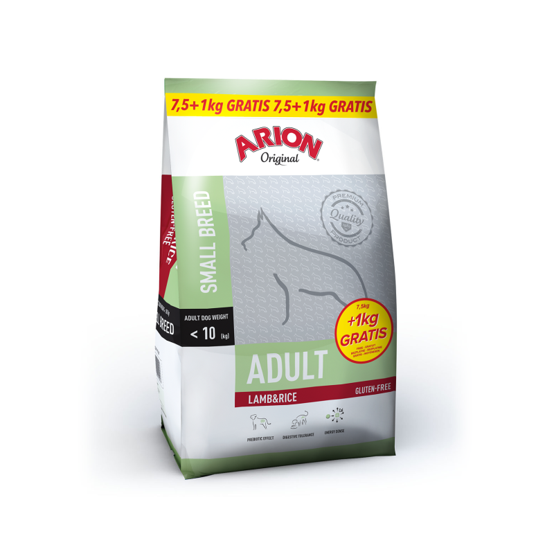 ARION Original Adult Small Lamb & Rice 7,5kg + 1kg GRATIS