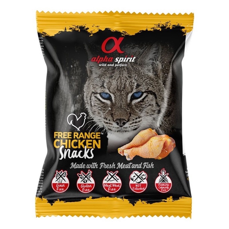 ALPHA SPIRIT Kurczak - Przysmak w kostkach dla kota 50g