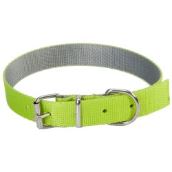 DINGO Obroża Energy Silver  (1,6 x 45 cm) - zielono/szara