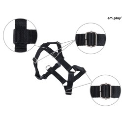 AMIPLAY Szelki Guard Samba - Czarne M