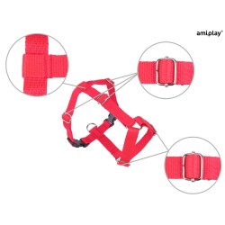 AMIPLAY Szelki Guard Samba - Czerwone S