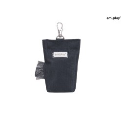 AMIPLAY Torebka na worki do odchodów Samba - Czarna