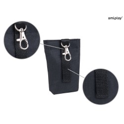 AMIPLAY Torebka na worki do odchodów Samba - Czarna