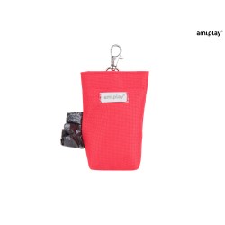 AMIPLAY Torebka na worki do odchodów Samba - Czerwona