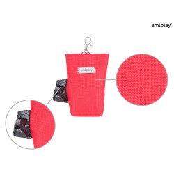 AMIPLAY Torebka na worki do odchodów Samba - Czerwona