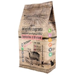 WIEJSKA ZAGRODA dla kota - Jagnięcina z krylem 10 kg