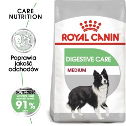 ROYAL CANIN Medium Digestive Care karma sucha dla psów dorosłych, ras średnich o wrażliwym przewodzie pokarmowym 10 kg
