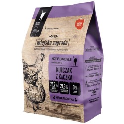 WIEJSKA ZAGRODA dla kota - Kurczak z kaczką 1,6kg