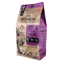 WIEJSKA ZAGRODA dla szczeniąt - Indyk z jabłkiem 2 kg