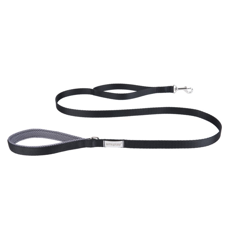 AMIPLAY Smycz Samba - Czarna S