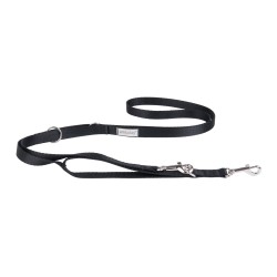 AMIPLAY Smycz regulowana 7 in 1 Samba - Czarna L