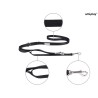 AMIPLAY Smycz regulowana 7 in 1 Samba - Czarna XL