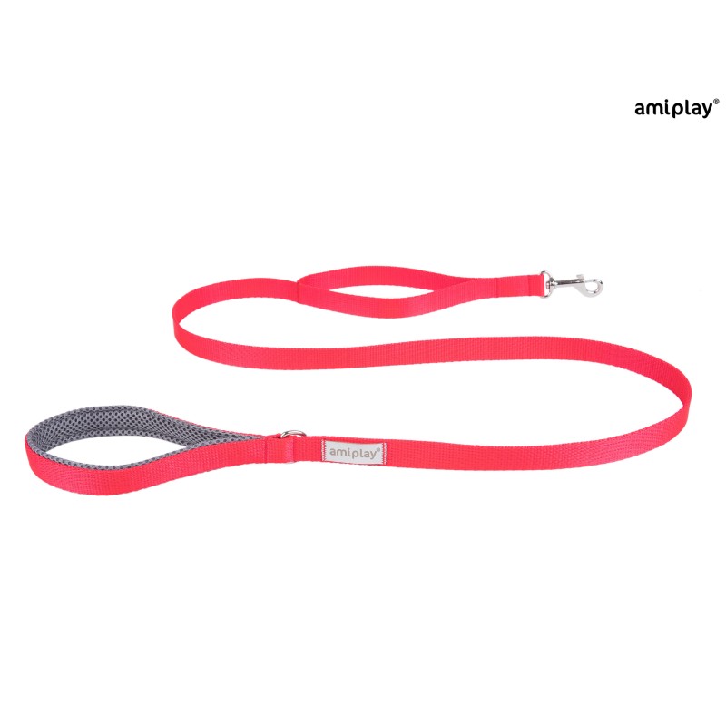 AMIPLAY Smycz Samba - Czerwona S