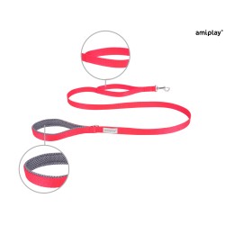 AMIPLAY Smycz Samba - Czerwona S