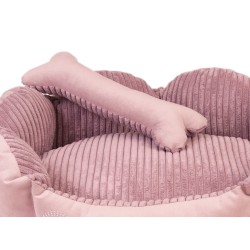 LAUREN DESIGN Velvet Legowisko Diana (55 x 50 cm) - wrzos