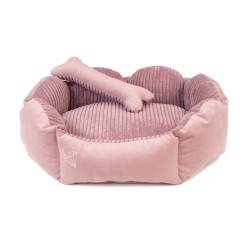 LAUREN DESIGN Velvet Legowisko Diana (55 x 50 cm) - wrzos