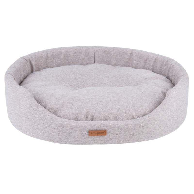 AMIPLAY Montana Legowisko owalne - Beżowe M