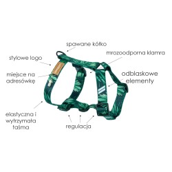 LAUREN DESIGN Color Szelki guard - forest S