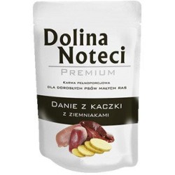 DOLINA NOTECI Danie dla małych ras - Kaczka z Ziemniakami (saszetka) 12x 100g
