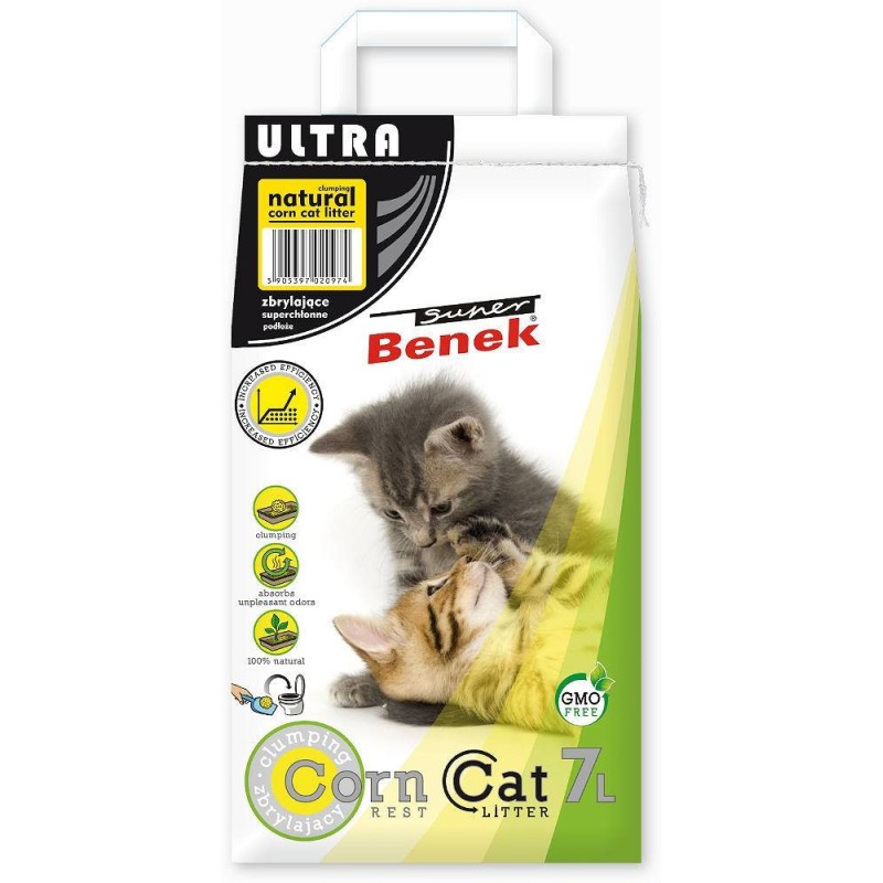 SUPER BENEK Corn Cat Natural. 7l