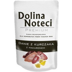DOLINA NOTECI Danie dla małych ras - Kurczak z Makaronem (saszetka) 100g