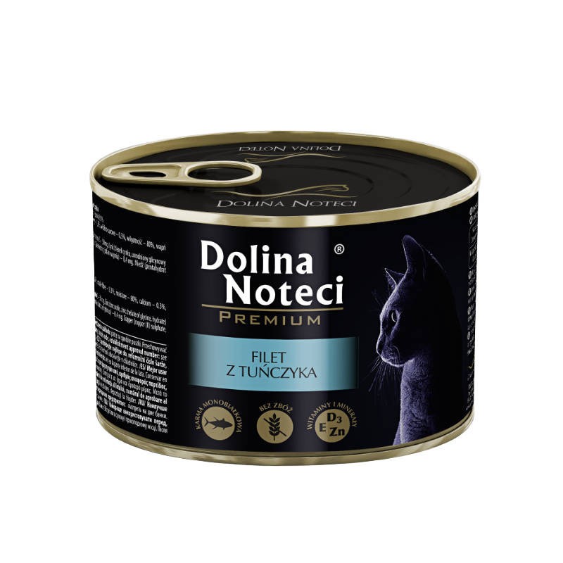 DOLINA NOTECI Premium dla kota - Filet z tuńczyka 185g